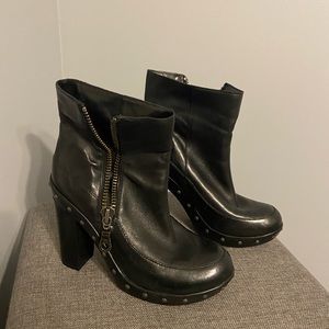 Kork Ease black studded boots